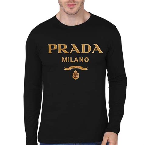 prada milano shirt black